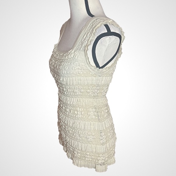 Max Studio Lace & Ruffles Blouse | Size XS - Picture 5 of 13